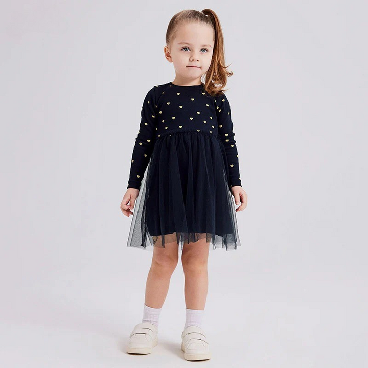 Glitter Heart Tulle Dress