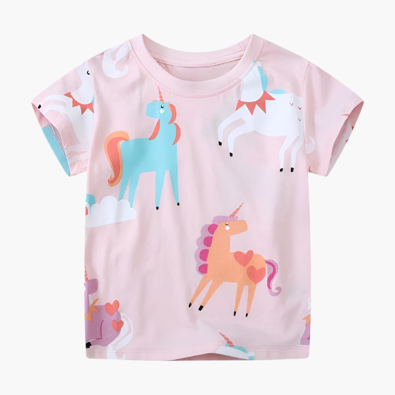 Unicorn Print T-Shirt