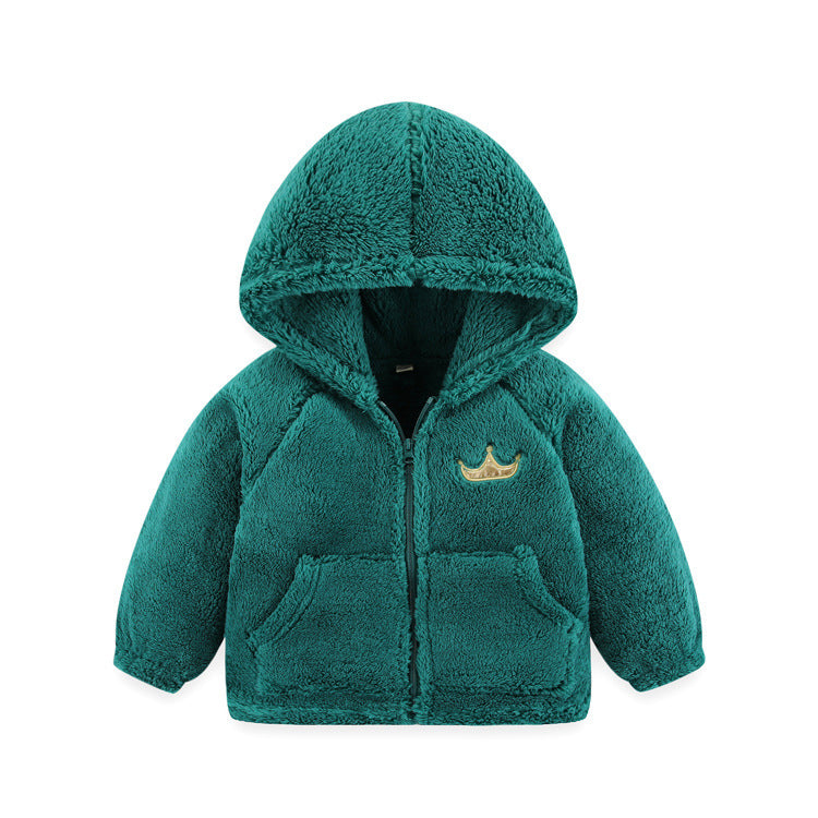 Hooded Teddy Fleece Jacket