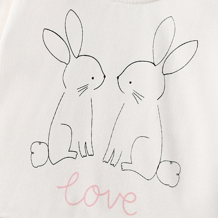 Bunny Print Sweatshirt