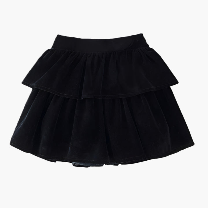 Velvet Layered Skirt