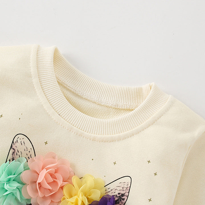 Floral Cat Sweatshirt