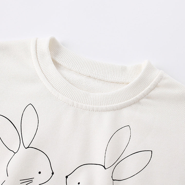 Bunny Print Sweatshirt