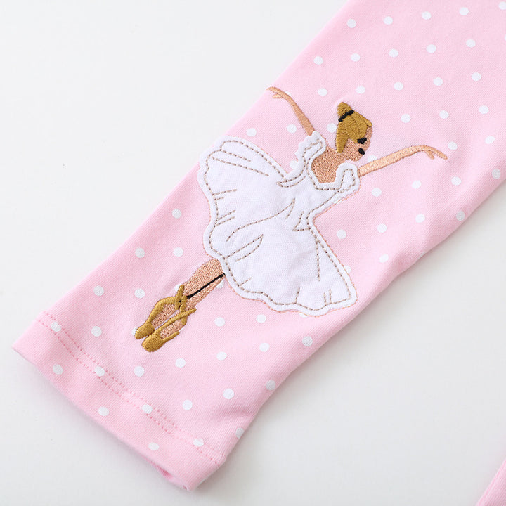 Ballerina Appliqué Leggings