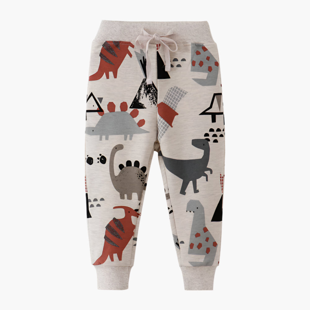 Dinosaur Print Jogger Pants