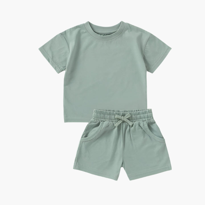 2-Piece Organic Cotton T-Shirt And Shorts Set