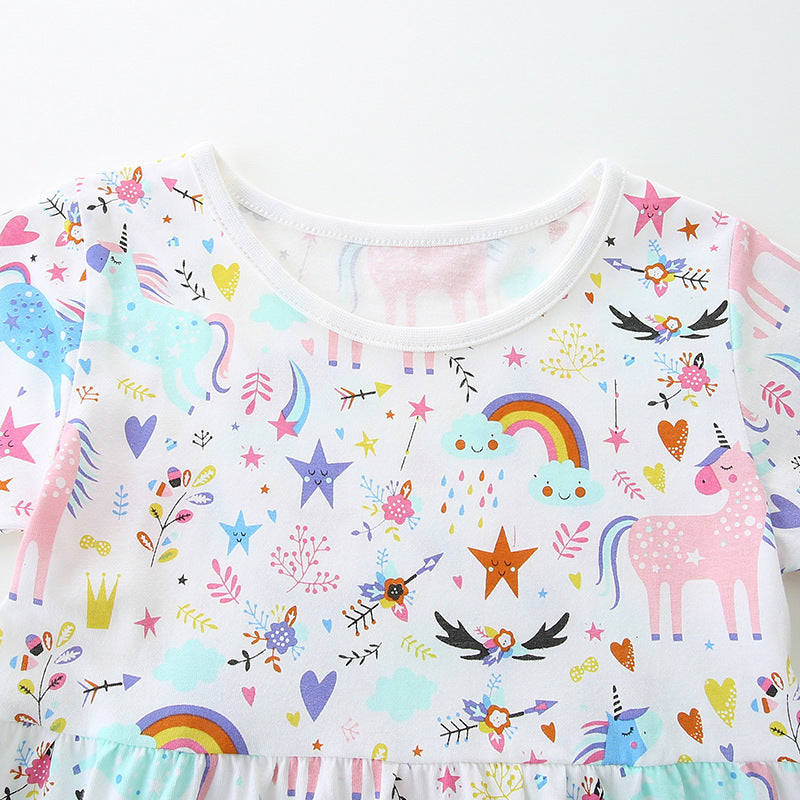 Unicorn Print Dress