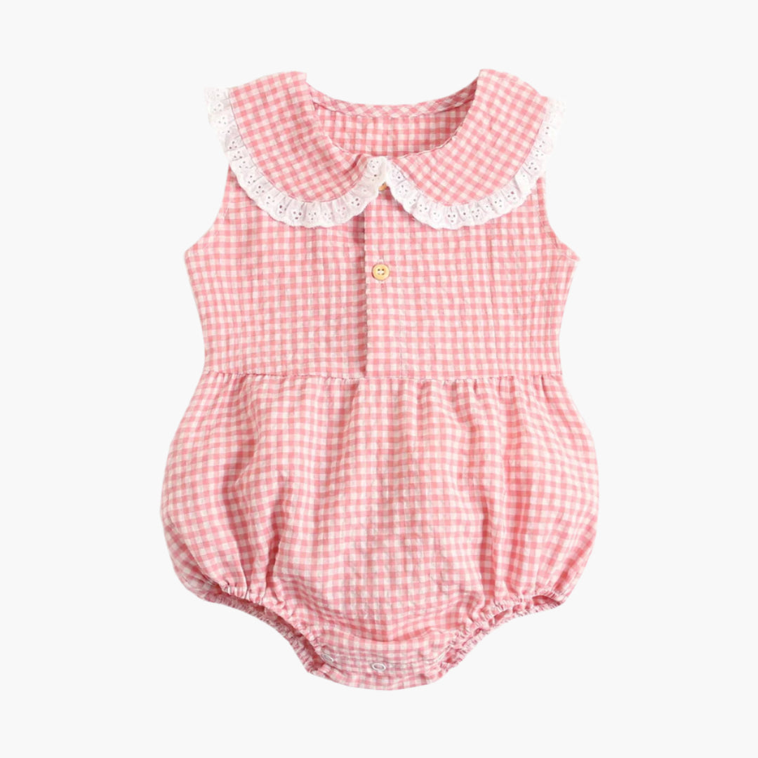 Gingham Romper Suite