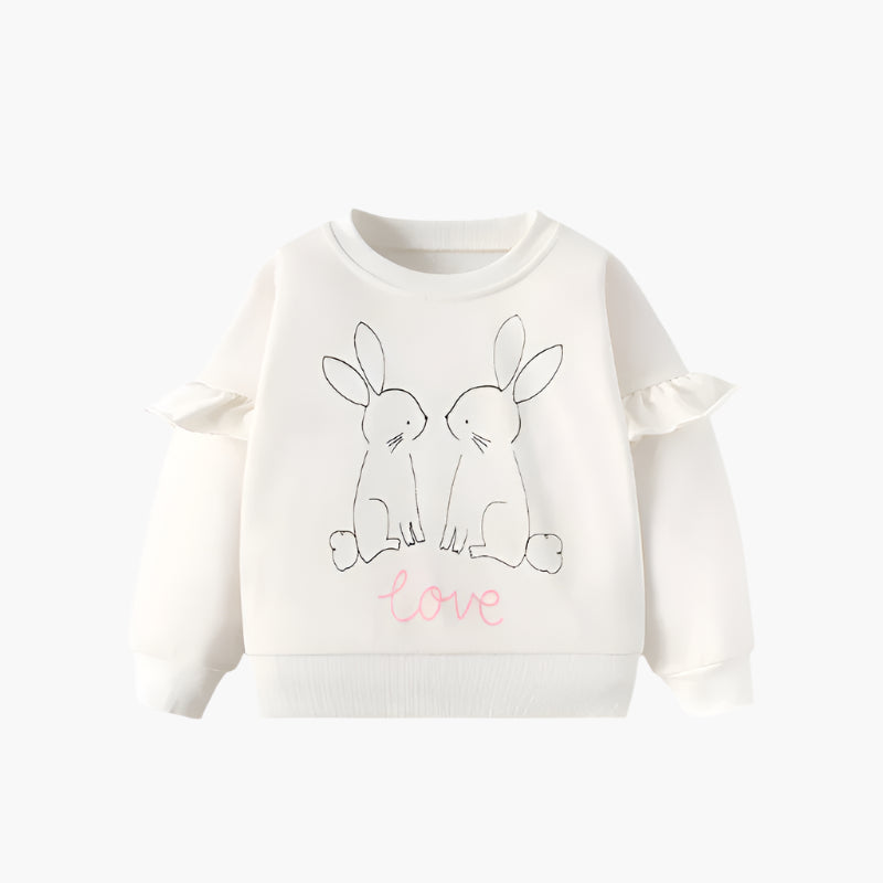 Bunny Print Sweatshirt