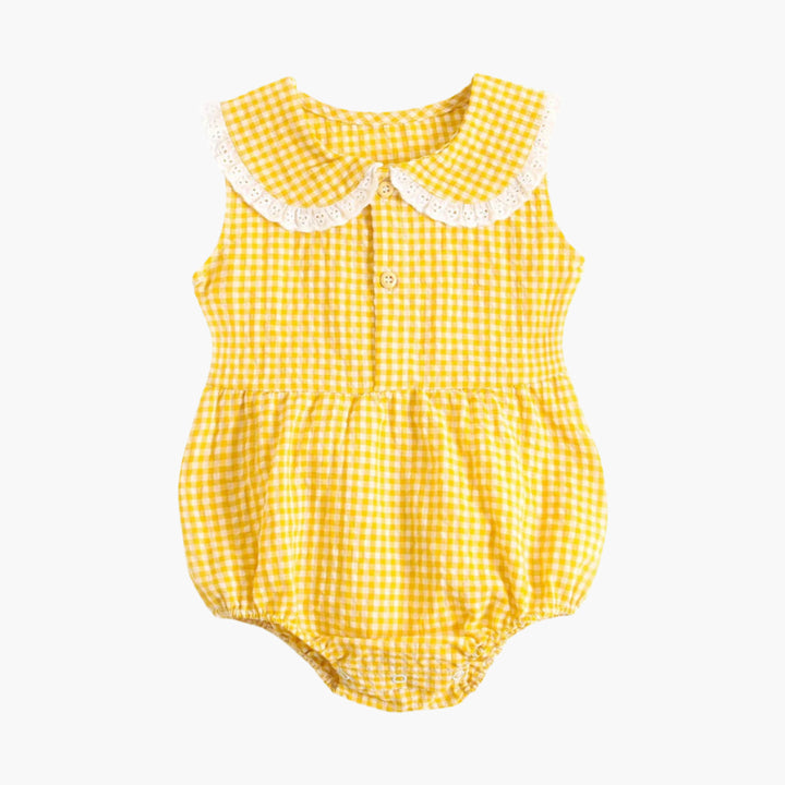 Gingham Romper Suite