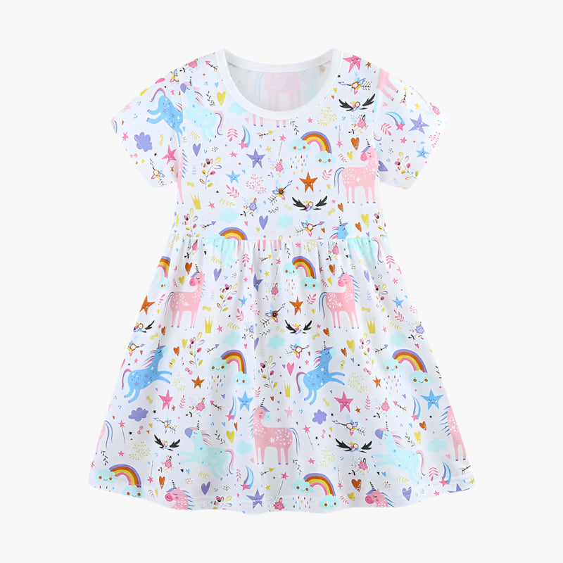 Unicorn Print Dress