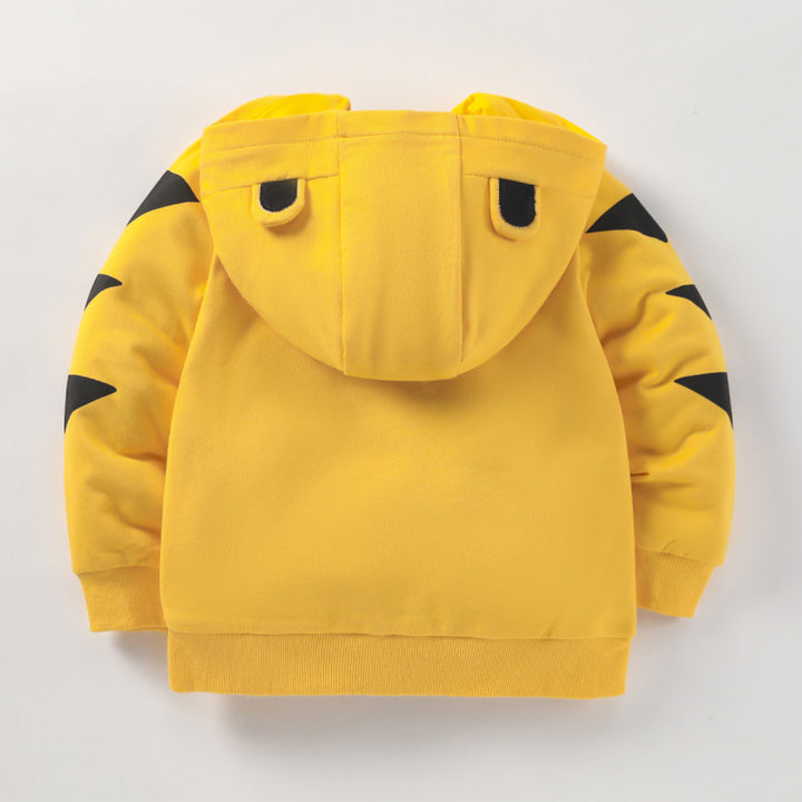 Fleece-Lined Tiger Hoodie