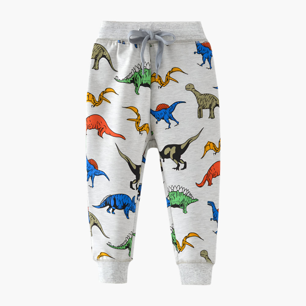 Dinosaur Print Jogger Pants