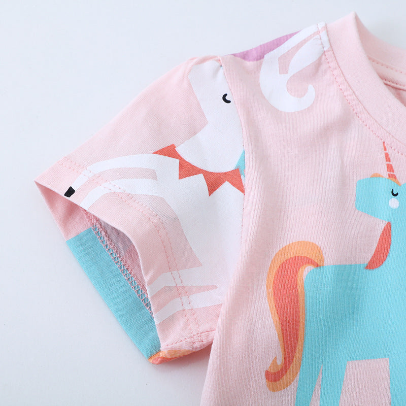 Unicorn Print T-Shirt