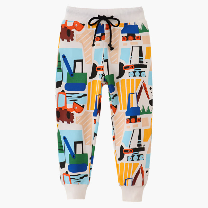 Colorful Construction Jogger Pants