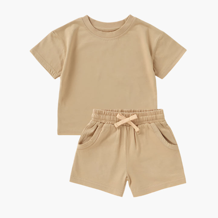 2-Piece Organic Cotton T-Shirt And Shorts Set