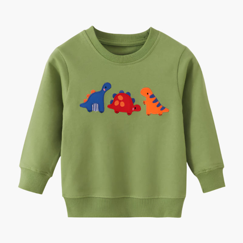 Dino Appliqué Sweatshirt