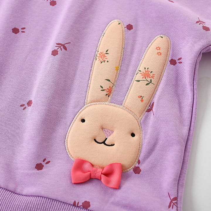 Bunny Tulle Hem Sweatshirt