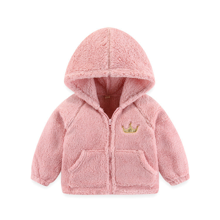 Hooded Teddy Fleece Jacket