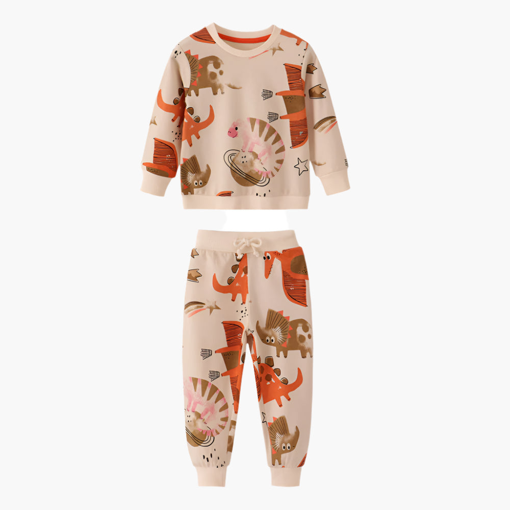 2-Piece Dinosaur Print Set