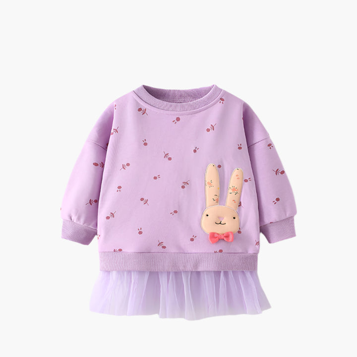 Bunny Tulle Hem Sweatshirt