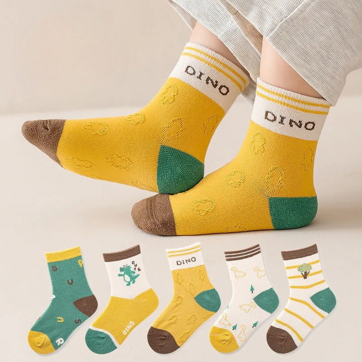 Children's socks terylene cotton spring and autumn thick boys and girls children's socks breathable sweat absorption autumn and winter baby socks